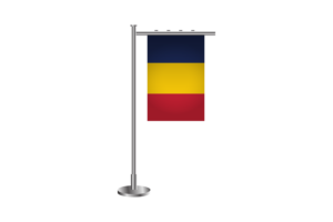 3d Chad Standing Flag flag