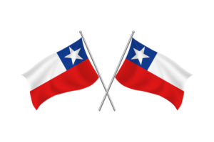 Chile Waving Friendship Flag flag