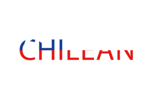 Chile Text Art flag