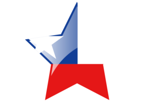 Chile Flag Star Icon flag