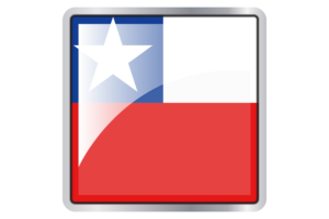 Chile Flag Square icon flag
