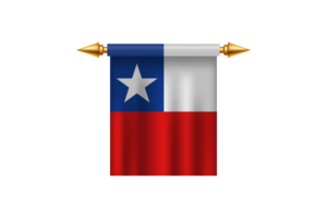 Chile Royal Emblem flag