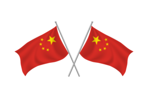 China Waving Friendship Flag flag