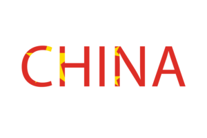 China Text Art flag