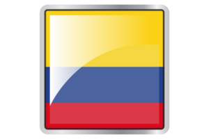 Colombia Flag Square icon flag