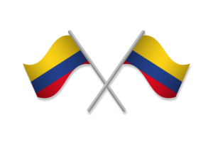 Colombia Flag Emblem Vector Free flag