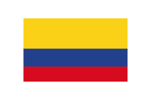 Colombia Flag Triangle Vector Illustration flag