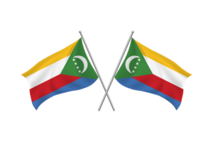 Comoros Waving Friendship Flag flag