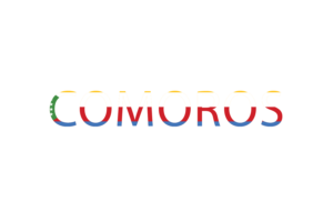 Comoros Text Art flag