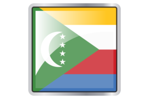 Comoros Flag Square icon flag