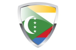 Comoros Shield Flag flag