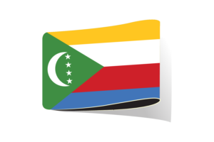 Comoros Flag Illustration Clipart flag