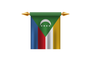 Comoros Royal Emblem flag