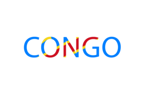 Congo Text Art flag