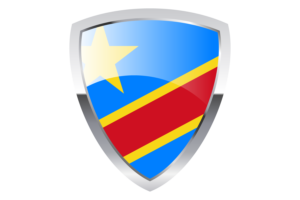 Congo Shield Flag flag