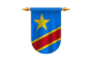 Congo Flag Emblem Vector Images flag