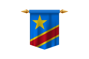 Emblem of the Democratic Republic of the Congo. flag