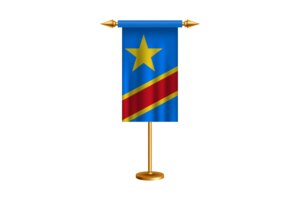Congo Ceremonial Flag Vector Free flag