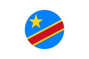 Congo Flag Circle Vector Free flag