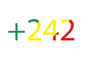 Congo Brazzaville Calling Code flag