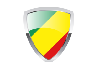 Congo Brazzaville Shield Flag flag