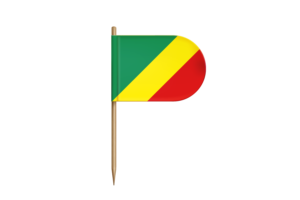 Congo Brazzaville Flag for Desk, Table flag