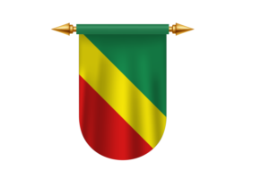 Congo Brazzaville Flag Emblem Vector Images flag