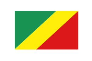 Congo Brazzaville Flag Triangle Vector Illustration flag