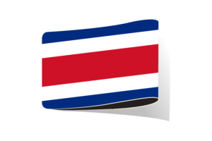 Costa Rica Flag Illustration Clipart flag