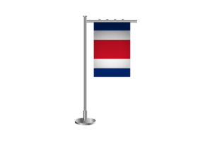 3d Costa Rica Standing Flag flag