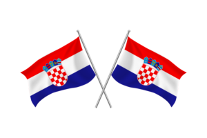 Croatia Waving Friendship Flag flag