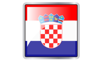 Croatia Flag Square icon flag