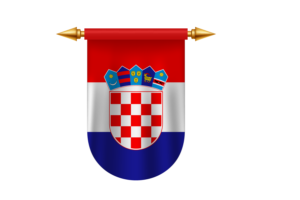 Croatia Flag Emblem Vector Images flag