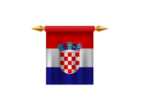 Croatia Royal Emblem flag
