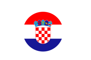 Croatia Flag Circle Vector Free flag