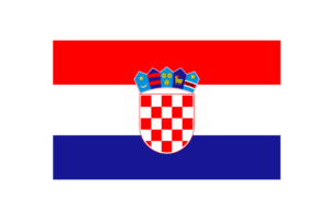 Croatia Flag Triangle Vector Illustration flag