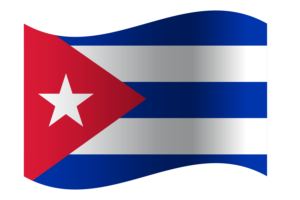 Republic of the Cuban flag