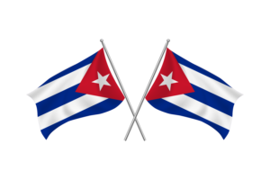 Cuban Waving Friendship Flag flag