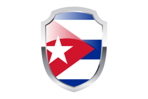 Cuban Shield Logo flag