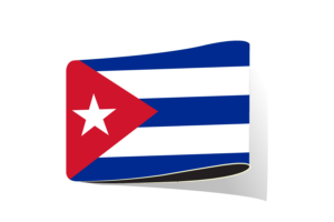 Cuban Flag Illustration Clipart flag