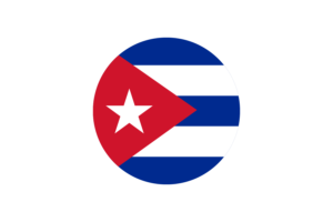 Cuban Flag Circle Vector Free flag