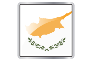 Cyprus Flag Square icon flag