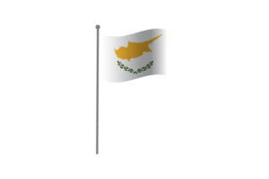 Waving Flag of Cyprus flag
