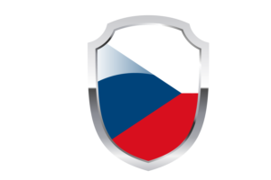 Czechia Shield Logo flag