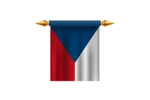 Czechia Royal Emblem flag