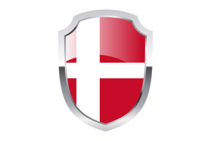 Denmark Shield Logo flag