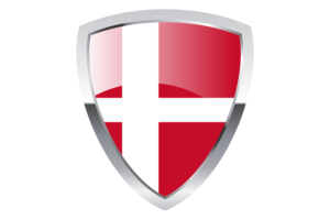 Denmark Shield Flag flag