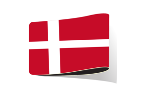 Denmark Flag Illustration Clipart flag