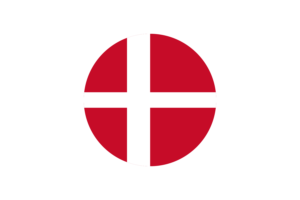Denmark Flag Circle Vector Free flag