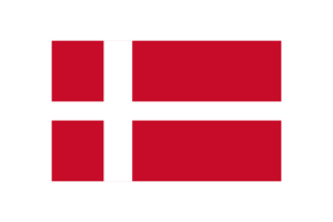 Denmark Flag Triangle Vector Illustration flag